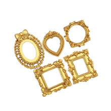 5 Stück goldene Bilderrahmen für-Dunkelgoldenes neues Foto