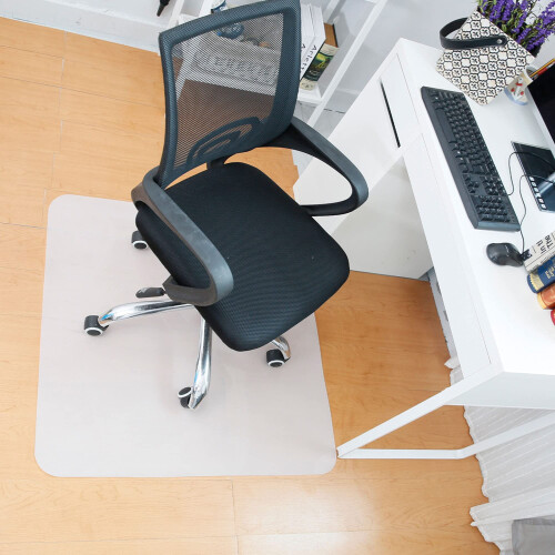Office Chair Mat for Low Pile Carpet, Durable Polypropylene Rectangular Floor Protector with NonSlip Studded Backing, 100x120cm 1