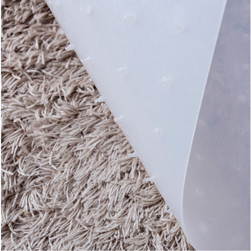 Office Chair Mat for Low Pile Carpet, Durable Polypropylene Rectangular Floor Protector with NonSlip Studded Backing, 100x120cm 2