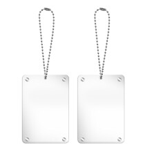 Car Picture Holder Acrylic Magnetic Car Photo Holder,Rear View