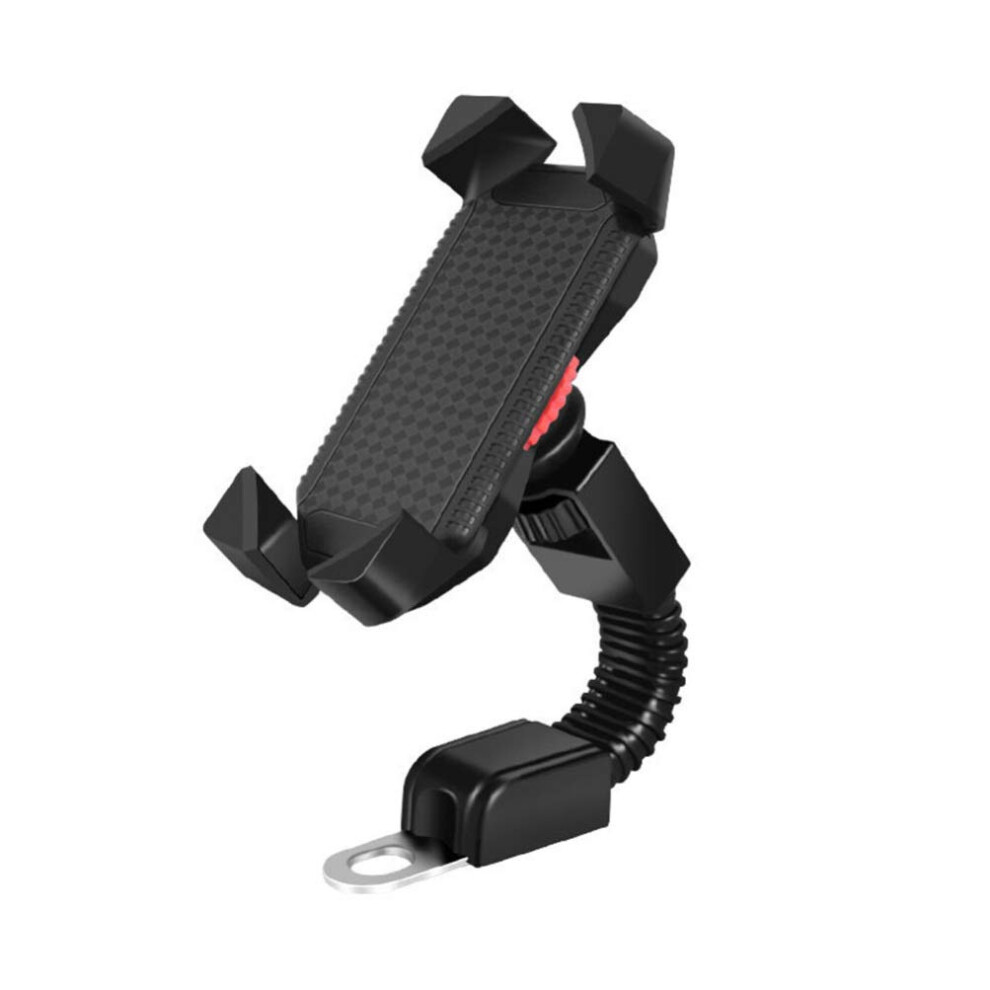 Motorcycle Phone Mount 360 Rotation Secure Grip For Navigation Easy Handlebar Installation 9310869708117