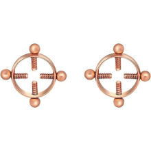 Stainless Steel Nipple Clip Clamps for Women Men Circular Adjustable Body Clamp