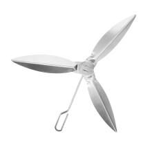 Grill Cleaning Tool Stainless Steel Grill Scraper for Kettle Grills Fast Ash Removal Easy Installation