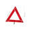 Emergency Warning Triangle Foldable Reflective Roadside Safety Sign for Car with  Visibility Durable Construction 2