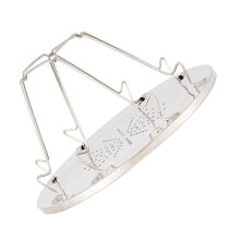 Stainless Steel Toaster Rack Nonstick Grill Plate for Oven BBQ Camping with Even Heat Circulation