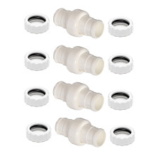 Pool Cleaner Parts 4 Pack for Polaris 360, Replacement Kit for Zodiac with Hose Swivel and Nut for Easy Maintenance