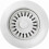 White Polymer Kitchen Sink Drain with Removable Basket Strainer and Rubber 1