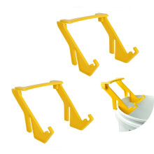 2pcs Yellow Plastic Beekeeping Frame Grip Honey Bucket Rack Holder for Easy Honey Pouring