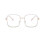 Women's Oversized Square Blue Light Blocking Reading Glasses Transparent Frame AntiGlare Computer Eyewear 2