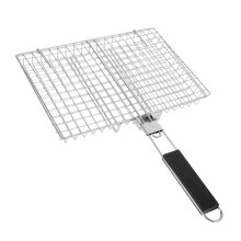 Fish Grill Basket Heat Resistant BBQ Grill Rack for Meat and Vegetables Outdoor Camping Picnics