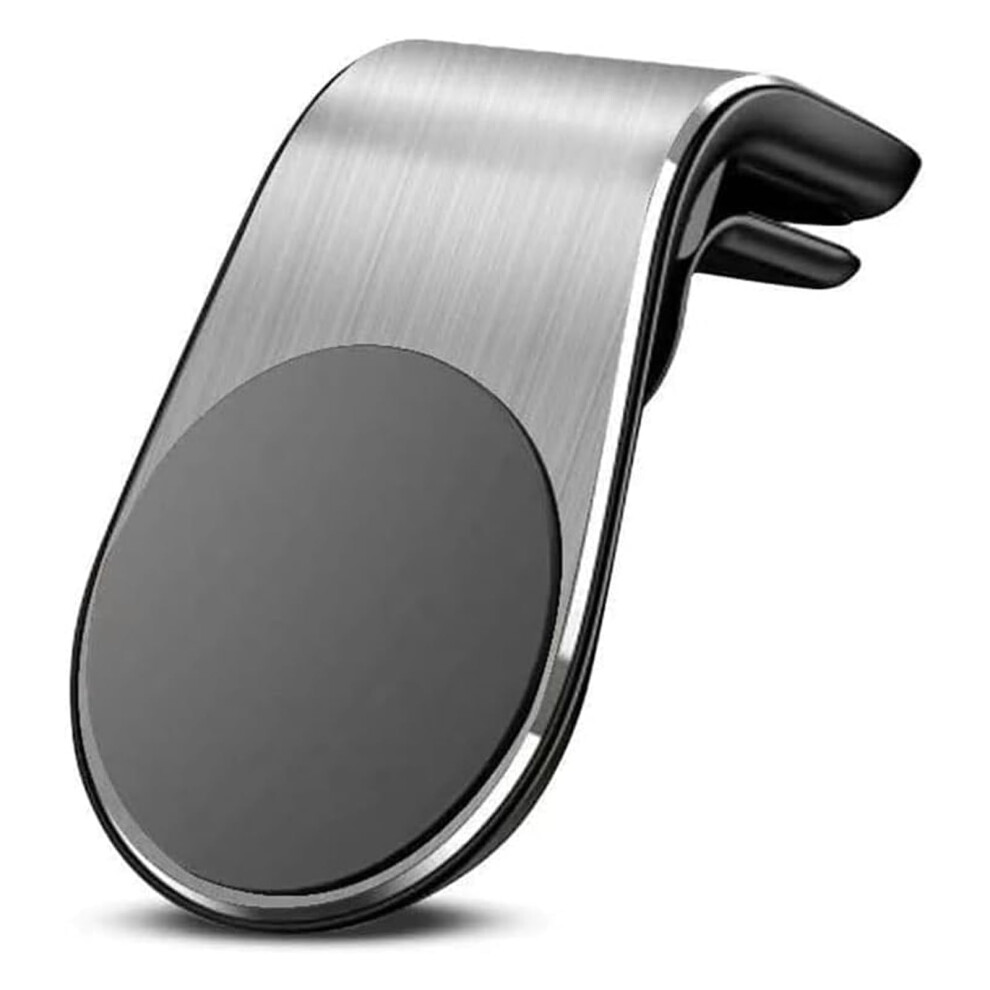 Magnetic Car Phone Mount 360 Rotatable Magnetic Phone Holder For Dashboard Or Air Vent, Strong Magnet Stability Silver 9330225657118