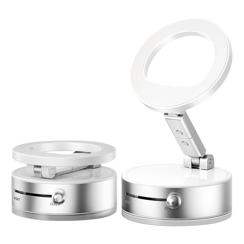 Car Phone Holder Compatible With Magsafe With 360 Rotation, Reinforced 96Lbs Vacuum Suction Mount For Iphone And Android (A7 ) White 9330225657132