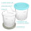 Επαναχρησιμοποιούμενα δοχεία για παγωτομηχανή, χωρίς BPA, ανταλλακτικά δοχείων 3