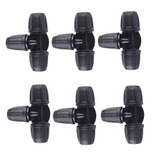 20pcs Drip Irrigation Connectors with Leak‑Lock Quick Push‑Fit Tee Fittings for Garden