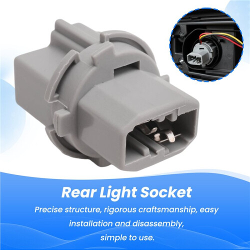 2Pcs Brake Tail Lamp Rear Light Socket Holder for  Accord 2
