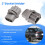 2Pcs Brake Tail Lamp Rear Light Socket Holder for  Accord 5