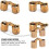 Thickened Heavy Folding Hinge 2pcs Heavy Duty Copper Hinge Cylindrical Spring 4
