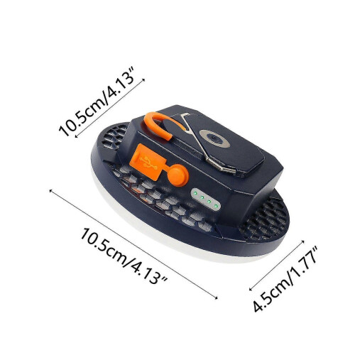 Portable LED Camping Light Tent Light with Hook IP65 Waterproof Flashlight Power