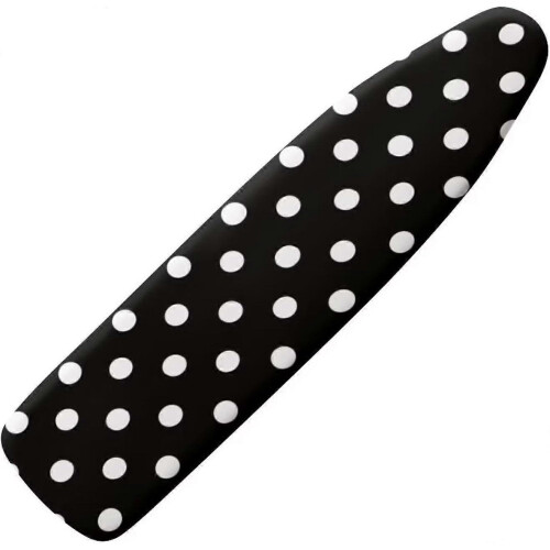 Resistant Ironing Board Cover and Pad with Polka Dot, Hook and Loop 15x54