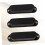 3pcs Single Coil Pickup Covers for Electric Guitars, Plastic Sealed Protective Replacement Set 4