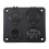 12V-24V Auto Boot Socket Dual USB Lader Voltmeter Schakelpaneel voor Voertuig Auto Boot Motor Home 1