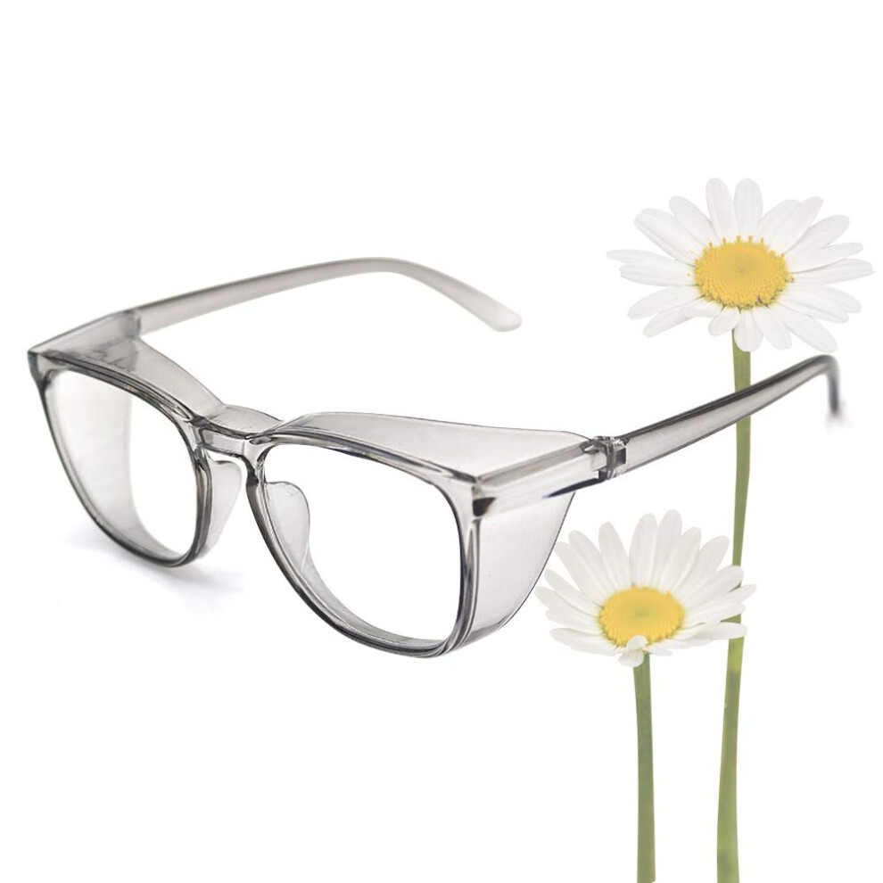 Anti Fog Safety Glasses For Women, Wraparound Eye Protection Goggles Fits Over Prescription Glasses 9045646706214