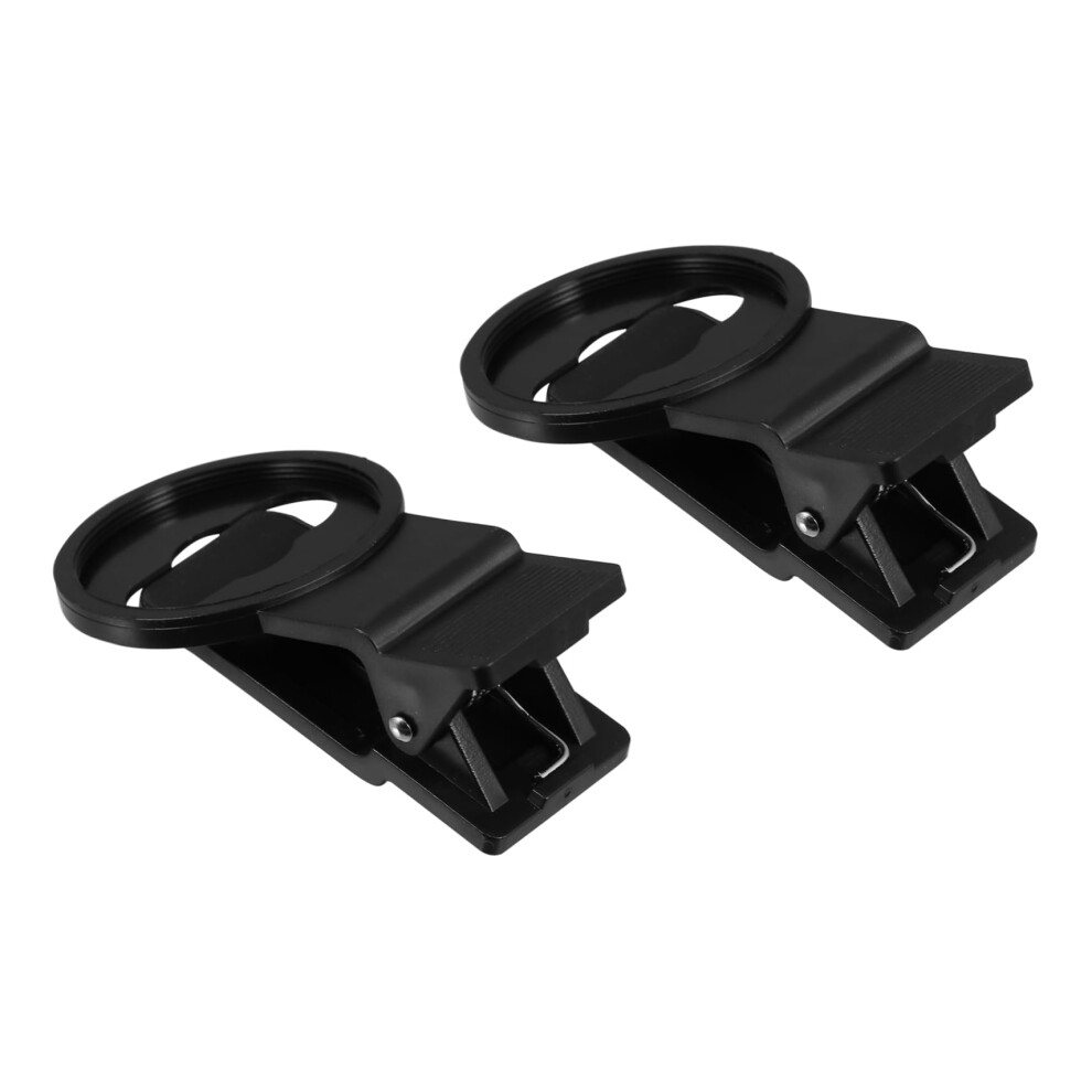 2pcs Phone Camera Lens Kit with Wide Angle and Macro Fisheye Lenses, Universal Clip Design