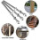 10 Pcs Threaded Cable Tensioners Stainless Steel Cable Splitter Guardrail 5