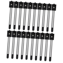 50pcs Cable Management Clips Self Adhesive with Durable Nylon Ties for Wall Mount and Desk Organizer