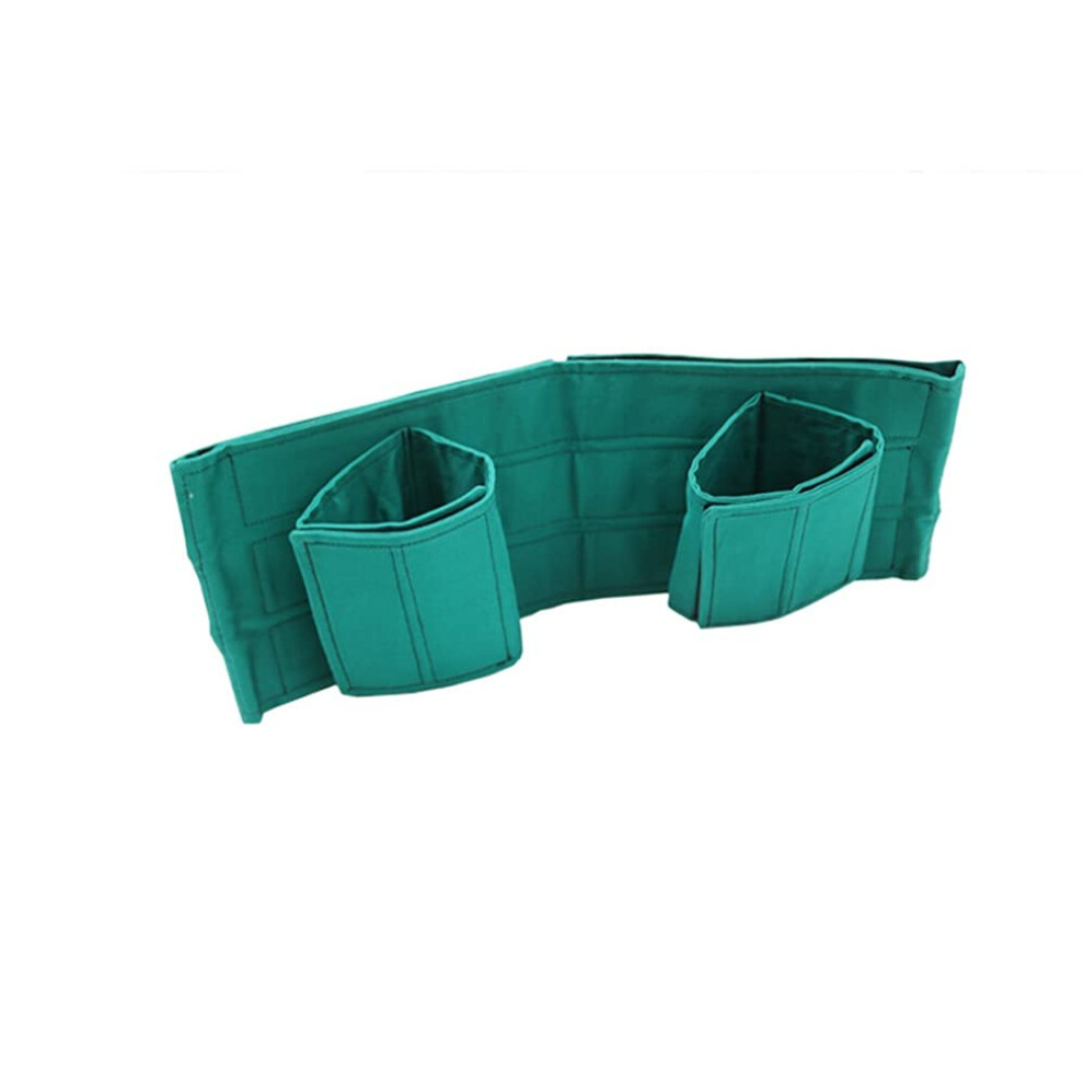 Green Wheelchair Leg Restraint Strap Adjustable Foot Harness Brace For Elderly Patients Durable Safety Belt