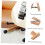 Wooden Guitar Stand for Bass, Foldable Compact Design with Protective Soft Padding and Secure Support 5