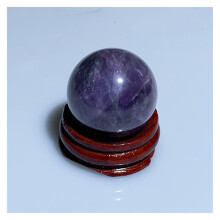 Amethyst Crystal Ball 1822mm Natural Polished Stone for Reiki Healing Feng Shui and Home Decor