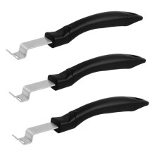 3pcs Stainless Steel Grill Grate Lifter Set BBQ Grill Tool with Secure Clamp Grip for Safe Hot Handling