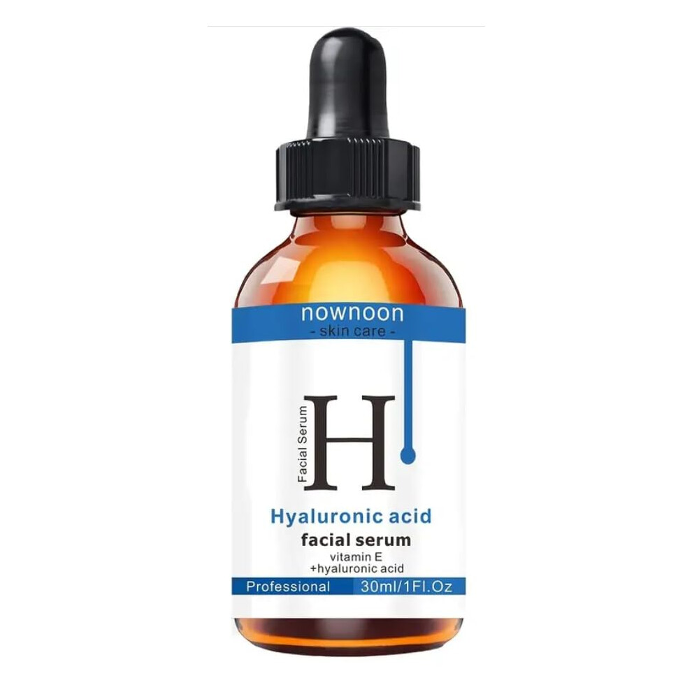 Hyaluronic Acid Face Serum with Vitamin E for Deep Hydration, Pore Refining and AntiAging Care