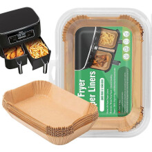 100 Pcs Ninja Air Fryer Liners Disposable, Non-Stick Parchment Paper for Ninja