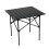 Carbon Steel Camping Table Small Folding Table with Rollup Desktop, Lightweight and Easy Assembly (Black) 1