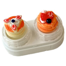 Contact Lens Case with Drawer and Wearing Tools for Safe Travel and Organized Storage