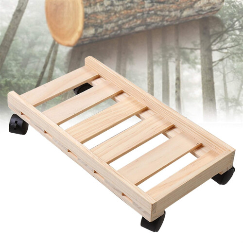 Adjustable Wooden CPU Stand with Wheels, Wall Mount PC Tower Holder, Space Saving and Durable 2
