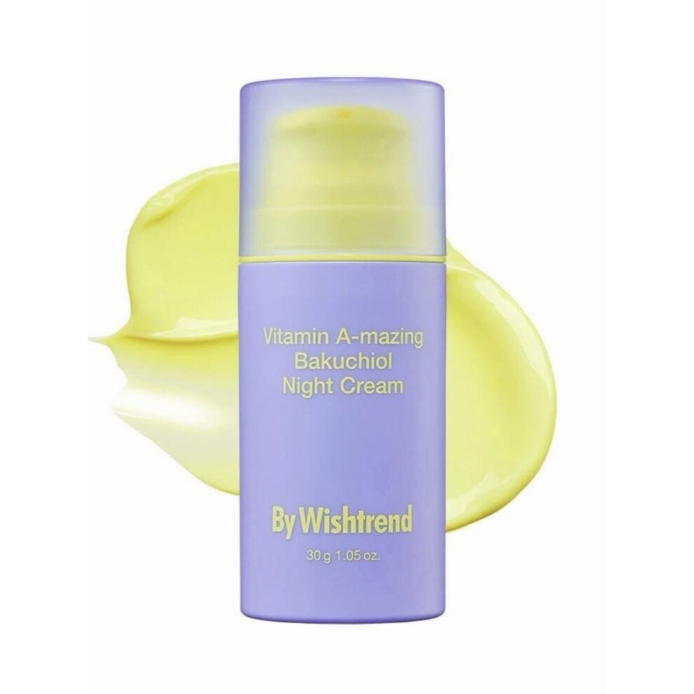 By Wishtrend Cream Vitamin A-Mazing Bakuchiol Night 30G - Authentic K-Beauty