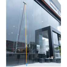 Telescopic Window Cleaning Pole 41ft Extendable Kit for Windows with 360 Rotating Squeegee