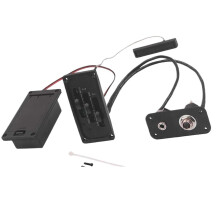 4/4 Violin Pickup Kit with Piezo Electric Violin Preamp, Accurate Acoustic Capture and Clean Output