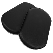2pcs Wheelchair Leg Rest Pad Replacement, Ergonomic Calf Support with Comfortable Leather Cushion