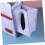 Bedside Storage Organizer 1pc Light Grey Felt Under Mattress Bedside Caddy, SpaceSaving 4