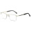 Blue Light Blocking Reading Glasses for Men, Business Style Silver Frame, Clear Vision 2 Pack 1