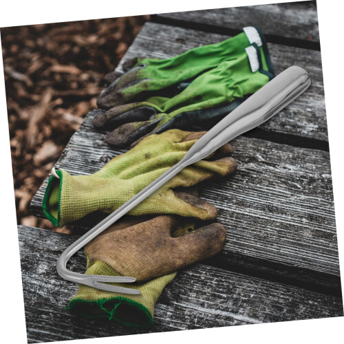 Garden Weeder Tool with Sharp Teeth Puller, Ergonomic Grip and Lightweight Design for Easy Weeding 2