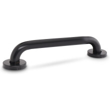 12 Inch Stainless Steel Grab Bar for Bathroom Safety, Heavy Duty Support, Anti Slip Grip, Matte Black Finish