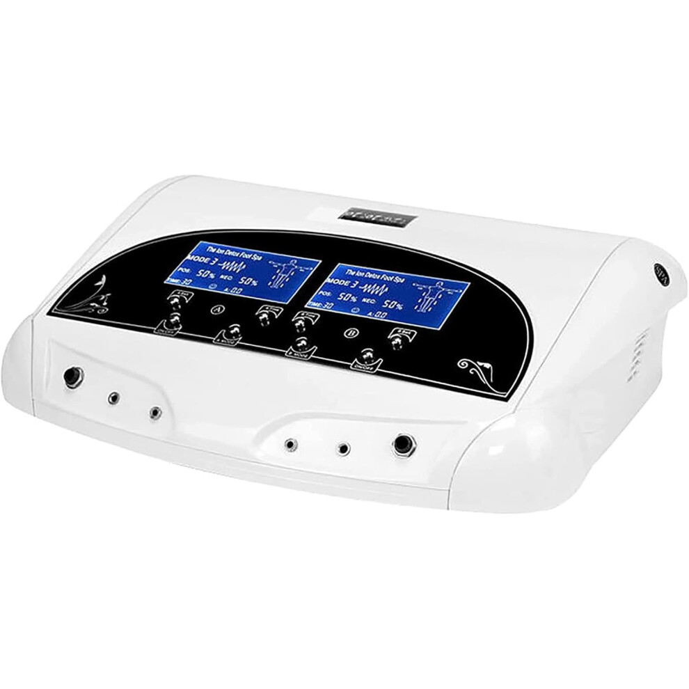Dual Ionic Foot Detox Machine with Large LCD Display, Dual User Operation, Hydrogen Ion Spa Bath for Home and Salon