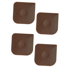 4pcs NonScratch Cake Scraper Set Polycarbonate Pan Scraper Tools for Baking and Cleaning