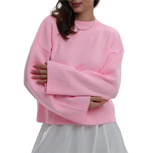 Women'S Oversized Sweaters Fuzzy Chunky Warm Pullover Sweater  M