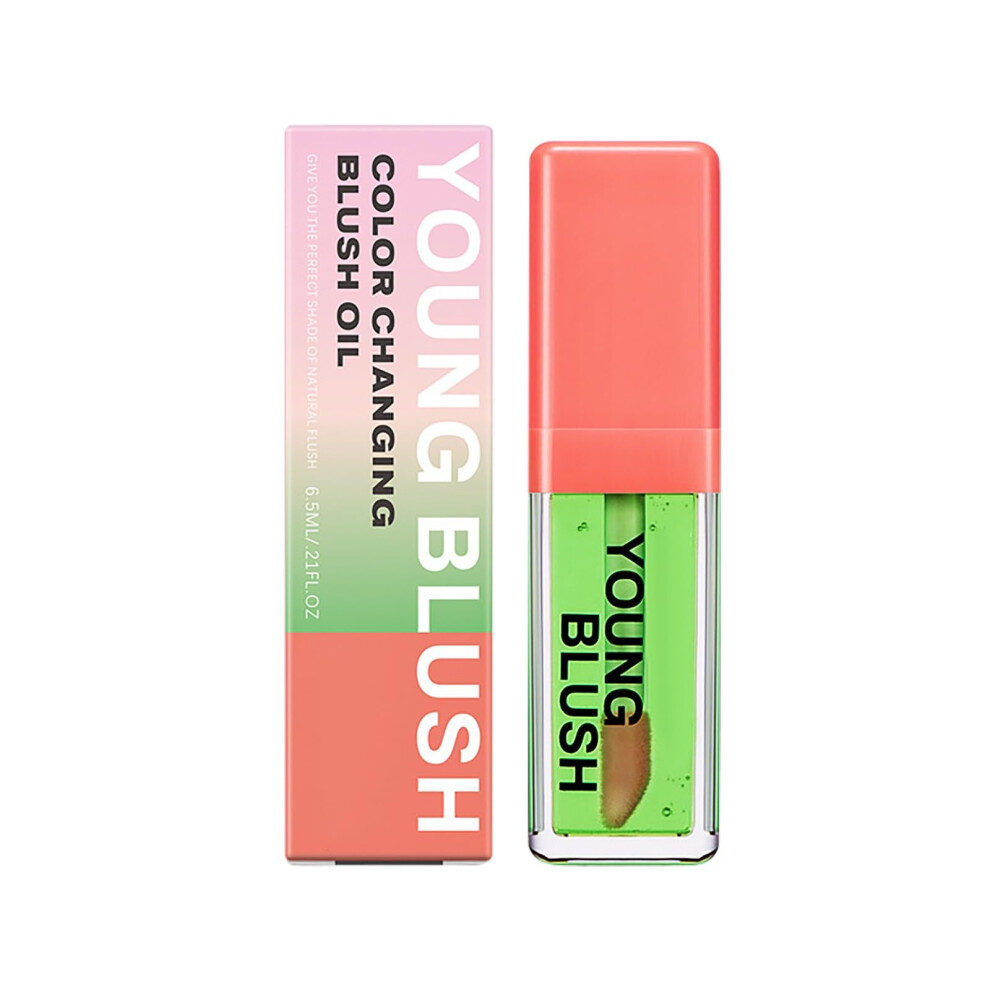 Liquid Blush and Highlighter Stick 6.5ml, Long Lasting Natural Dewy Finish, Moisture Rich Formula, Green